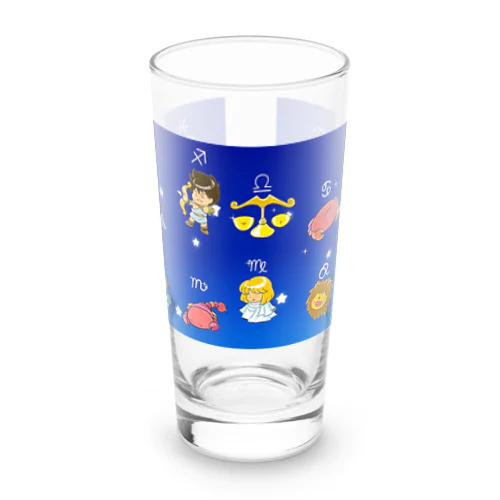 １２（１３）星座のかわいいデザイン Long Sized Water Glass