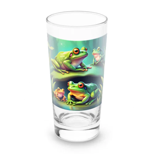 カエル会議 Long Sized Water Glass