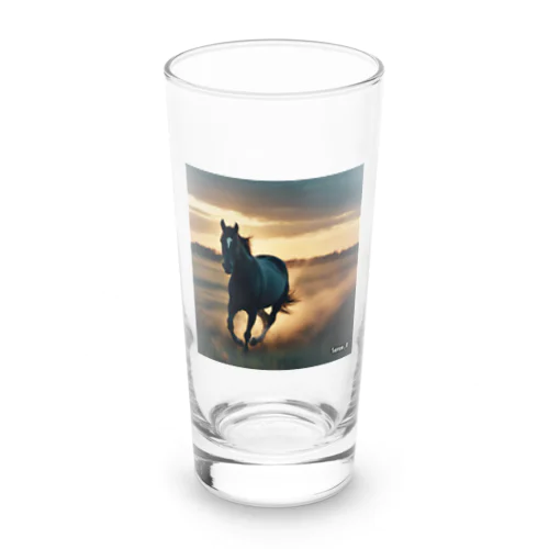 FAST HORSE Long Sized Water Glass