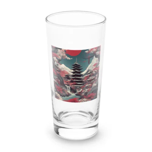 ロック　和　デザイン２ Long Sized Water Glass