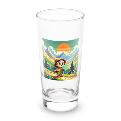 こども登山家 Long Sized Water Glass