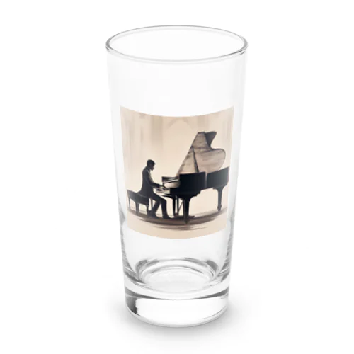 ピアノを弾く天使 Long Sized Water Glass