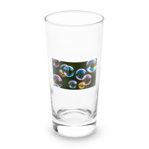 大小の輝くシャボン玉　BLUE PLUM  691 Long Sized Water Glass