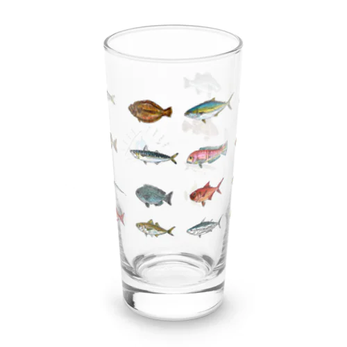 駿河湾で釣れる魚 Long Sized Water Glass