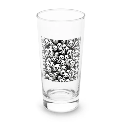 パンダ大量　顔が変 Long Sized Water Glass