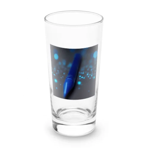 Blue rocket Long Sized Water Glass