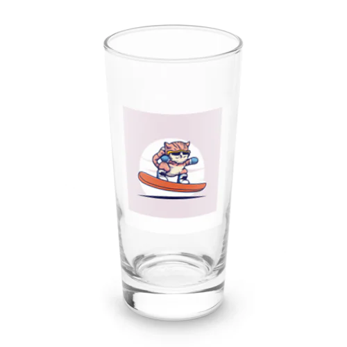 スノボ猫 Long Sized Water Glass