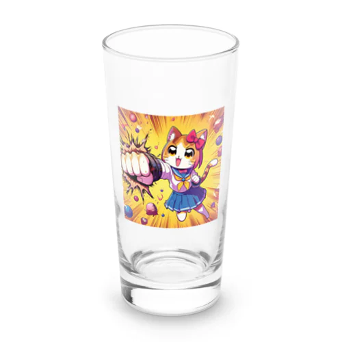 猫パンチ Long Sized Water Glass