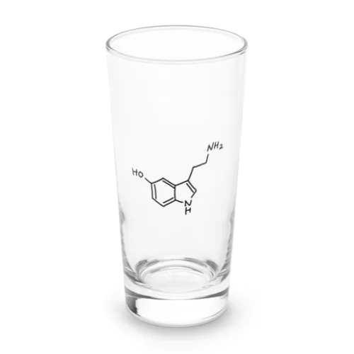 精神安定 セロトニン（ブラック）Serotonin（Black） Long Sized Water Glass