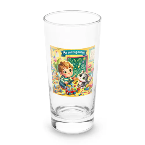 ぼくのすごいはつめい Long Sized Water Glass