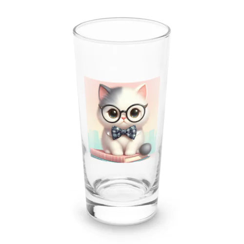 黒めがね猫 Long Sized Water Glass