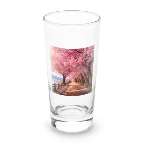 桜並木　なでしこ1478 Long Sized Water Glass