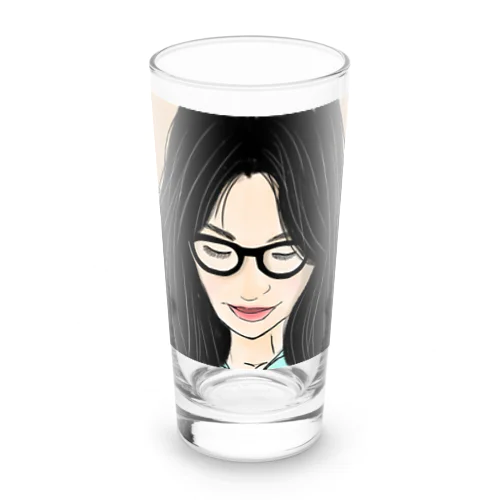 メガネ美人 Long Sized Water Glass