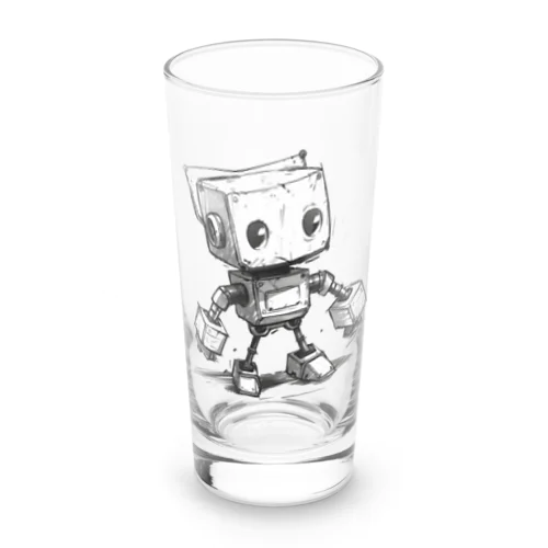 レトロ戦闘ロボットＣ Long Sized Water Glass