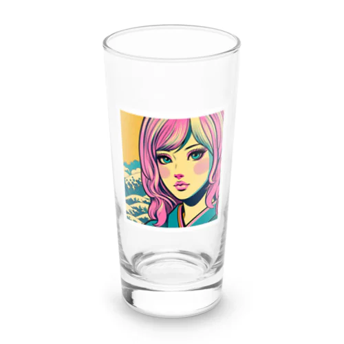 令和・浮世絵ギャル Long Sized Water Glass