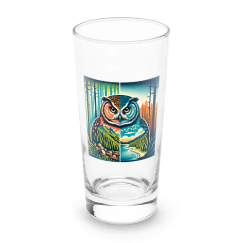 The Owl's Lament for the Disappearing Forests Long Sized Water Glass