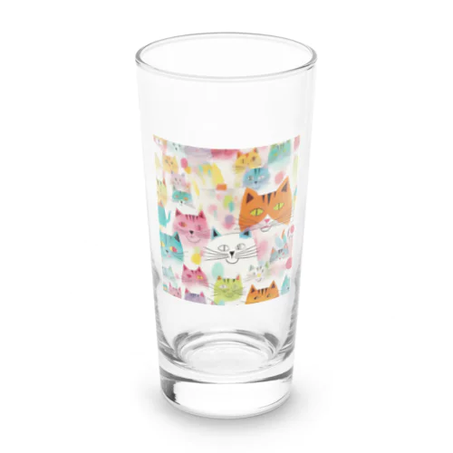 beloved cats 002 Long Sized Water Glass