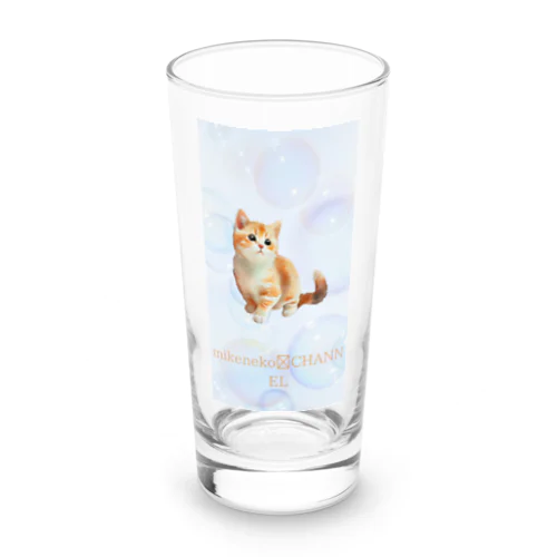 猫とシャボン玉 Long Sized Water Glass