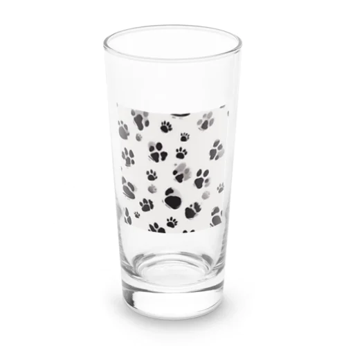 猫　肉球　かわいい Long Sized Water Glass