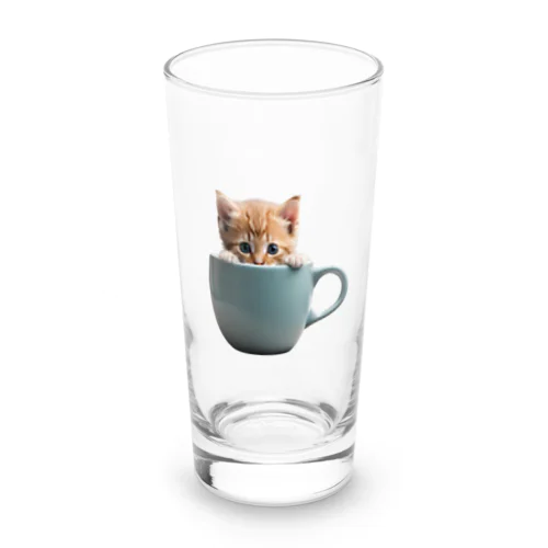 マグから子猫 Long Sized Water Glass