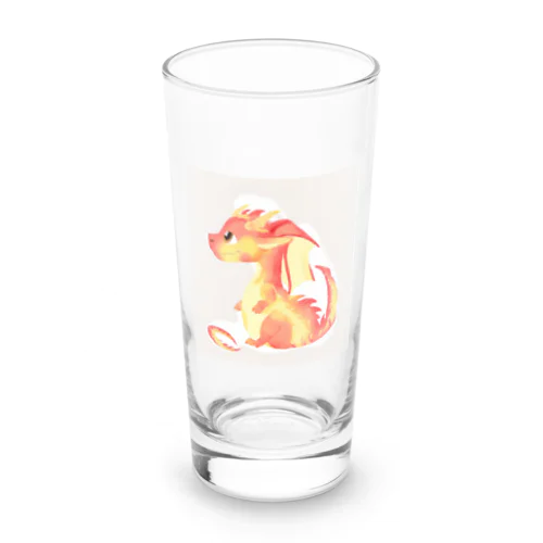 火の世界に生まれたドラゴン Long Sized Water Glass