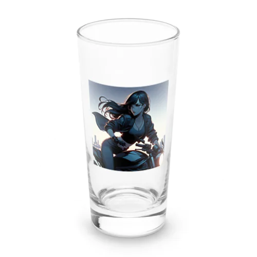 バイク女子 Long Sized Water Glass