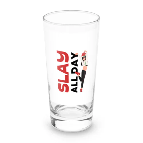 SLAY ALL DAY Long Sized Water Glass