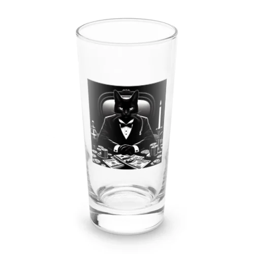お金持ちの黒猫 ロンググラス
