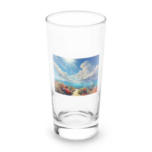 古（いにしえ）に、太陽の下に海洋と海草がありけり Long Sized Water Glass