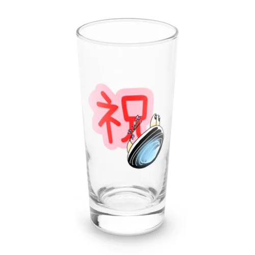 しみじみしじみのお祝いの桜 Long Sized Water Glass