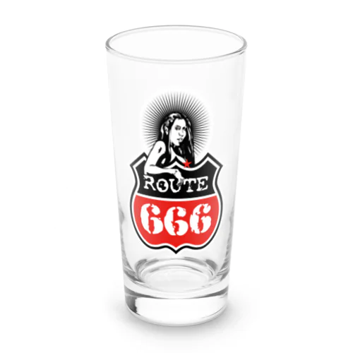 ROUTE 666 Long Sized Water Glass