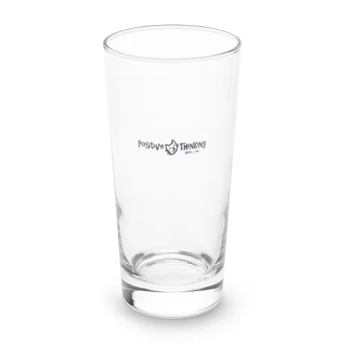 ポジティブねこkey-_-bou Long Sized Water Glass