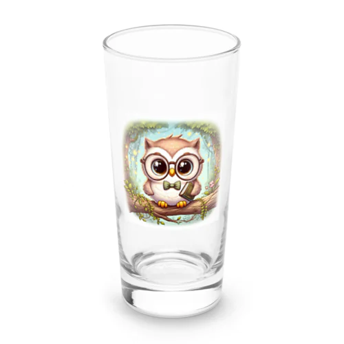 フクロウちゃんはまるで癒しの天使 Long Sized Water Glass