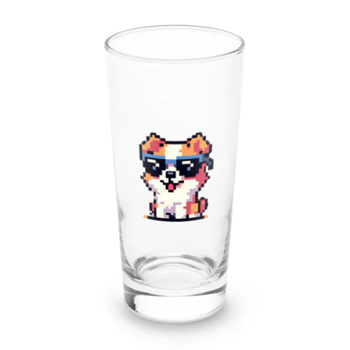 きらりんサングラスわんこ Long Sized Water Glass