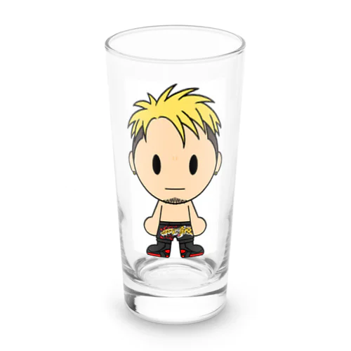 フジタJrハヤト　イラストロンググラス Long Sized Water Glass