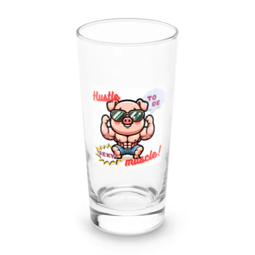 ハッスルマッスル！目指せ！セクシーガイ！！ Long Sized Water Glass