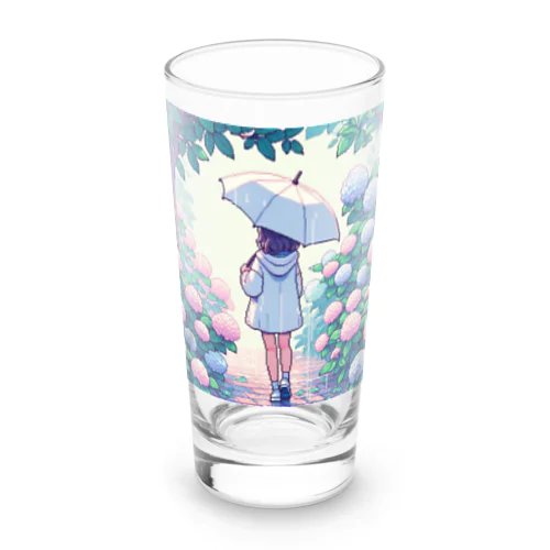 ピクセルパステルレインガール Long Sized Water Glass