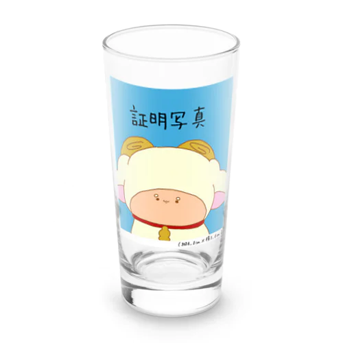 証明写真（風） Long Sized Water Glass