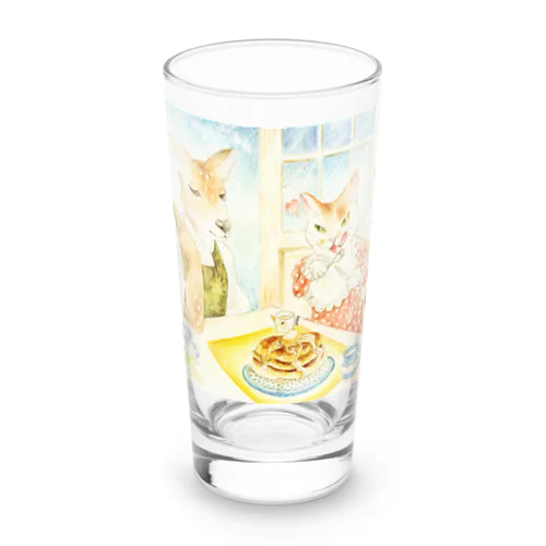 鹿シェフとモモコのティータイム Long Sized Water Glass