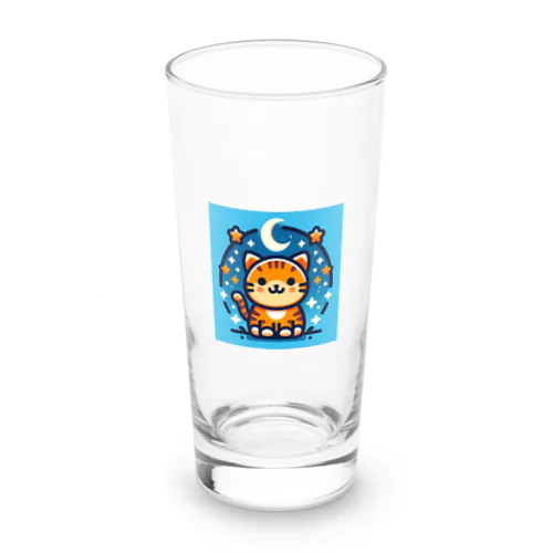 幸せになりたいチャト猫グッズ Long Sized Water Glass