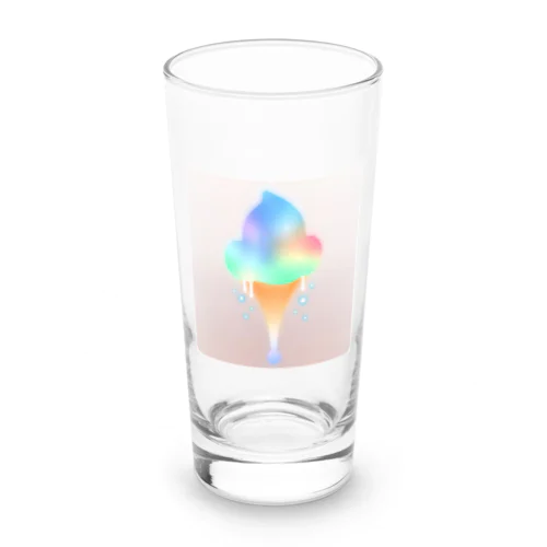 氷河ソフトクリーム Long Sized Water Glass