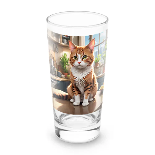 ごはんまちにゃんこ Long Sized Water Glass