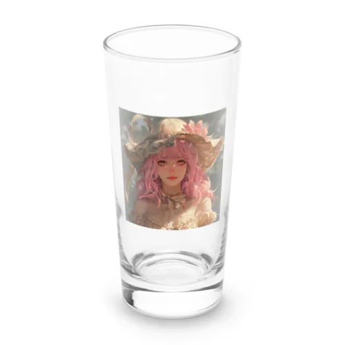 あなたをお守ります女性　なでしこ1478 Long Sized Water Glass