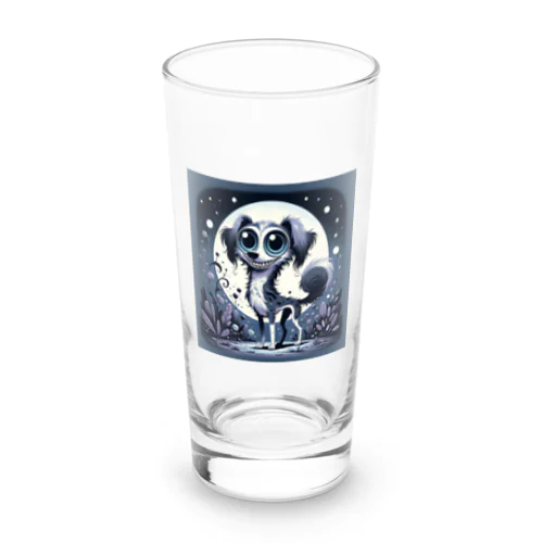 不気味で可愛い犬001 Long Sized Water Glass