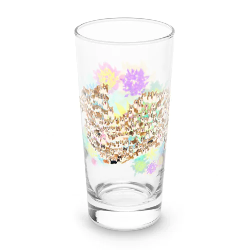 フラッフィだらけ Long Sized Water Glass