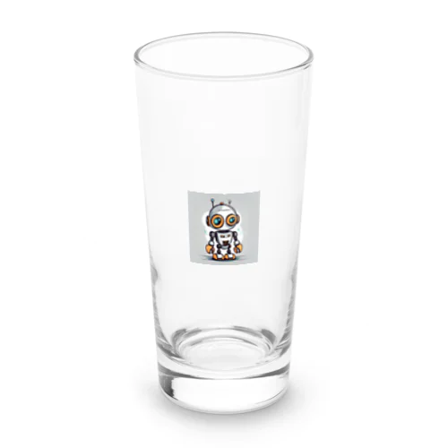 かわいいロボットのイラストグッズ Long Sized Water Glass