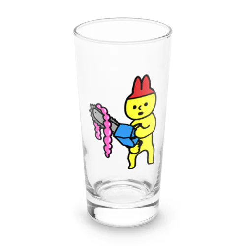 チェーンソーうさちゃん(まま) Long Sized Water Glass