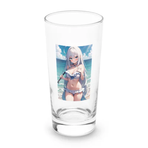 水着ビキニオリジナルイラスト Long Sized Water Glass