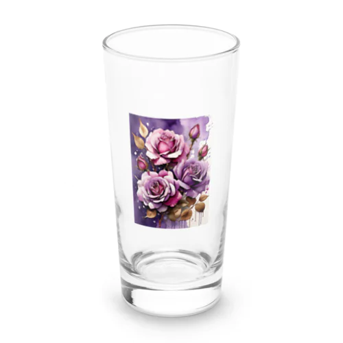 バラードのような薔薇の花　BLUE PLUM  691 Long Sized Water Glass