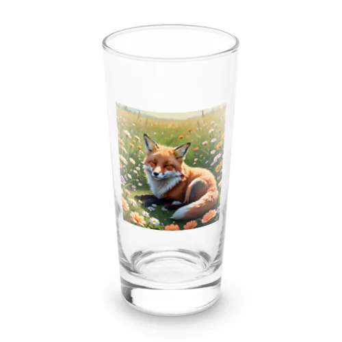 sleep　fox Long Sized Water Glass